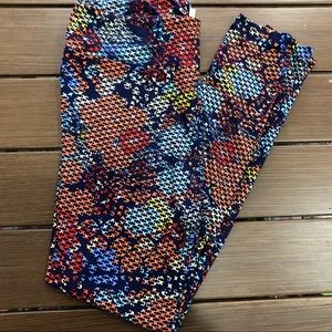 LulaRoe leggings multi-color